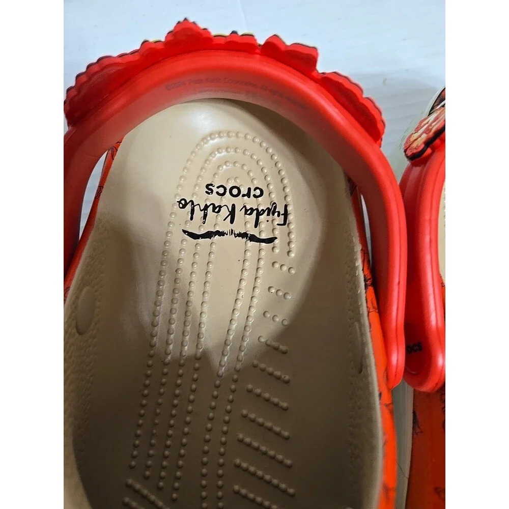 Crocs Frida Kahlo Classic Clog Slip On  Mens 10 / Womens 12 , New No Box  Custom